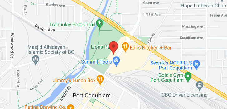 map of 1101 2789 SHAUGHNESSY STREET